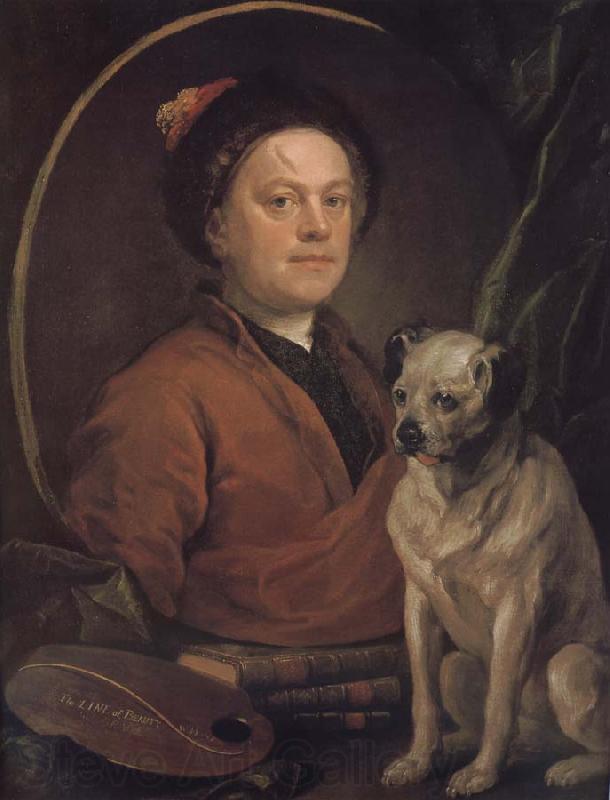 William Hogarth The artist and his dog